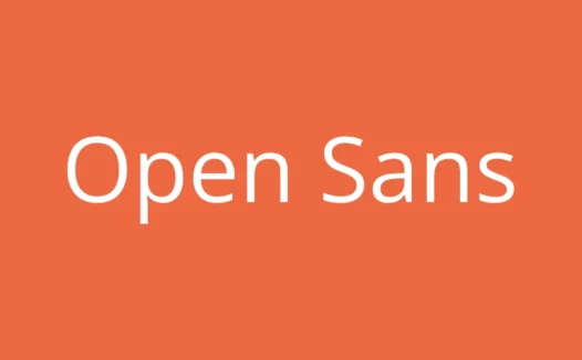 Open Sans下载及预览,免费可商用英文字体