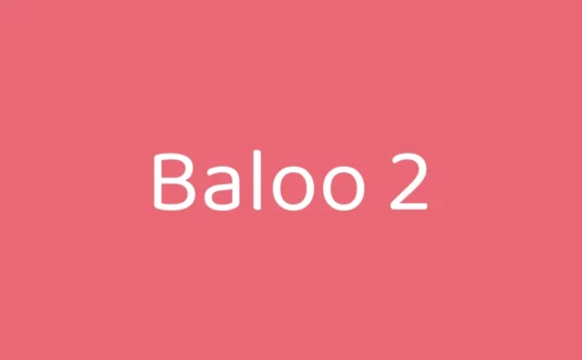 Baloo 2:免费商用字体下载及预览
